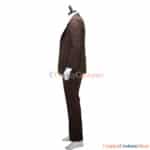 The 10th Doctor Outfit Complete Cosplay Costume With Brown Coat And Striped Suit 9